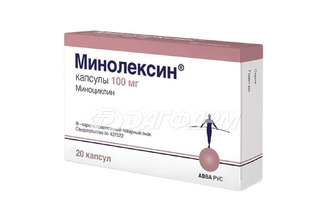 МИНОЛЕКСИН капсулы 100мг №20