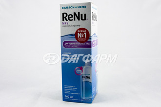 RENU MPS, для чувствительных глаз, раствор для контактных линз, флакон 360мл