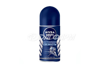NIVEA MEN  дезодорант-ролик экстремальная свежесть 50мл