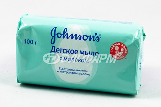 JOHNSONS BABY мыло с экстрактом натурального молочка 100г 14645