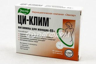 ЦИ-КЛИМ ЭВАЛАР Витамины для женщин 45+ таблетки №60