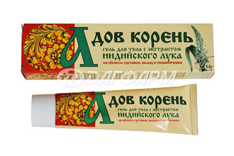 АДОВ КОРЕНЬ гель для тела с экстрактом индийского лука 50мл