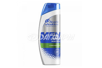 HEAD & SHOULDERS  шампунь против перхоти ультра спорт фреш 400мл