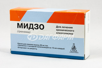 МИДЗО капли для приема внутрь  60 мг/мл фл.-кап. 15мл №4