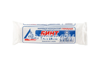 ЛАЙФ бинт стерильный 7мх14см