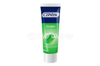 CONTEX  гель-смазка green с антиоксидантом  30мл