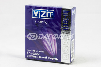 ВИЗИТ  презервативы hi-tech comfort №3