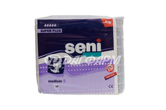 SENI super plus подгузники размер m (75-110см) №10