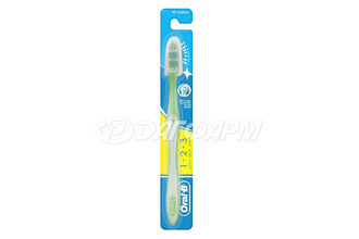 ORAL-B щетка зубная 1-2-3 чистота и свежесть даже между зубов средняя