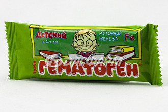 ГЕМАТОГЕН ТУРБО детский школьник с 3-х лет 30г