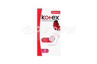 KOTEX   прокладки ежедневные ультратонкие №56