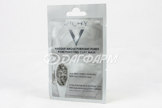 VICHY пюрте термаль маска очищающая поры с минеральной глиной №2