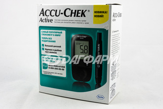 ACCU-CHEK Аctive глюкометр + тест-полоски №10