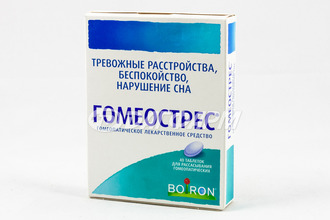 ГОМЕОСТРЕС таблетки для рассасывания гомеопатические №40