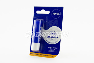 NIVEA  бальзам д/губ основной уход 4,8г