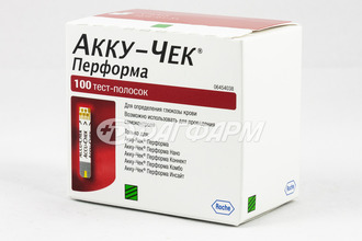 ACCU-CHEK Performa тест-полоски №100