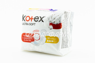 KOTEX прокладки гигиенические ульратонкие нормал  №10