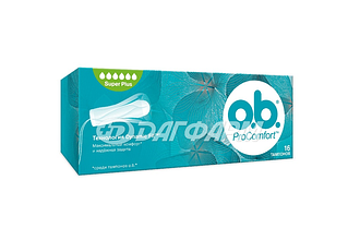 О.Б. тампоны procomfort super plus №16