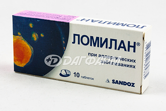 ЛОМИЛАН (лоратадин) таблетки  10мг №10