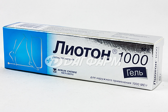 ЛИОТОН 1000 гель туба 50г
