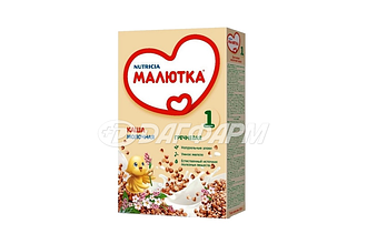 МАЛЮТКА каша молочная гречневая с 4 месяцев 220г