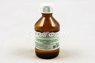 КАМФОРНЫЙ СПИРТ раствор для наружного применения спиртовой 2% флакон 40мл