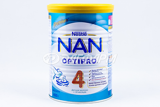 NAN 4 OPTIPRO смесь сухая молочная, 18мес+  400г