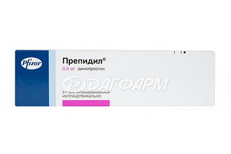 ПРЕПИДИЛ гель интрацервикальный 0,5мг шприц 3г №1