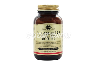 SOLGAR капсулы D3 600МЕ №120