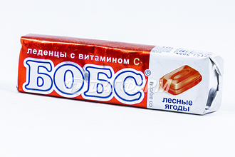 БОБС карамель леденцовая, лесные ягоды,35г