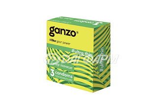 GANZO Ultra thin презервативы 3шт