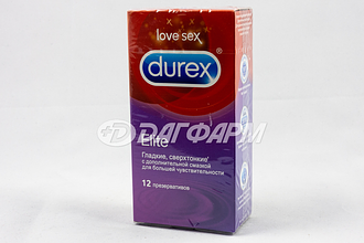 DUREX презервативы elite (сверхтонкие) №12