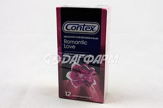 CONTEX презервативы ROMANTIC LOVE ароматизированные №12