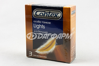 CONTEX презервативы LIGHTS особо тонкие №3