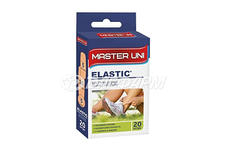 MASTER UNI ELASTIC пластырь набор тканевых, дышащих №20