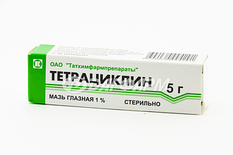 ТЕТРАЦИКЛИН мазь глазная алюминиевая туба  1% 3г препараты