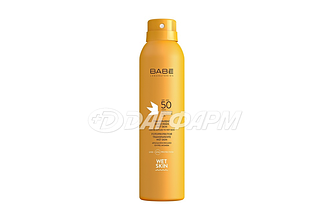БАБЕ спрей солнцезащитный влагостойкий SPF50 200мл