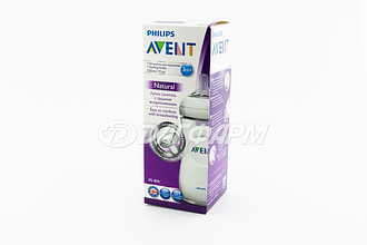 AVENT бутылочка д/кормления natural 330мл №1 scf696/17 86475