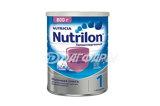 НУТРИЛОН 1 Гипаллергенный, смесь сухая молочная с рождения 800г