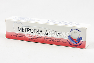 МЕТРОГИЛ ДЕНТА гель для десен 20г