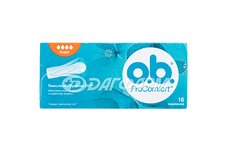 О.Б. тампоны procomfort super №16