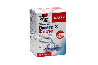 DOPPEL HERZ AKTIV омега-3 форте капсулы №60
