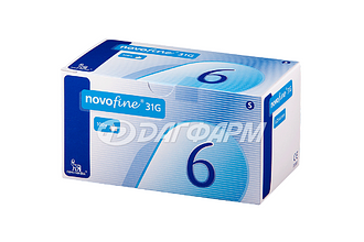 НОВОФАЙН иглы  0,25х6мм 31g №100