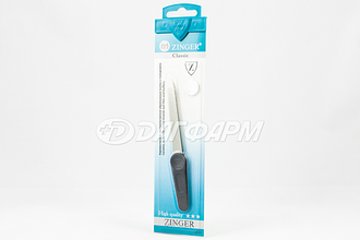 ZINGER  пилка д/ногтей метал. f-5-3