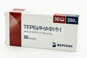 ТЕРБИНАФИН таблетки 250мг №30 вертекс