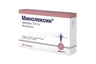 МИНОЛЕКСИН капсулы 100мг №20