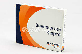 ВИНПОЦЕТИН ФОРТЕ таблетки 10мг №30