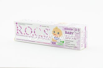 R.O.C.S.  Baby Нежный уход. Аромат липы для малышей от 0-3 лет, зубная паста 45г