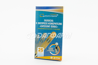 САТЕЛЛИТ ПЛЮС тест-полоски пкгэ-02.4 №25