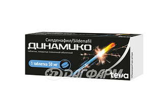 ДИНАМИКО таблетки, покрытые пленочной оболочкой 50мг №1
